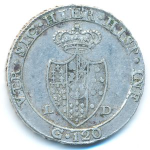 Неаполь и Сицилия, 120 гран (1805 г.)