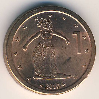 Cook Islands, 1 cent, 2010
