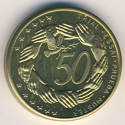 Cyprus, 50 euro cent, 2004