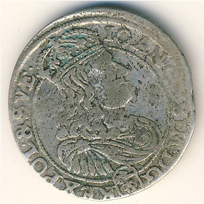 Польша, 6 грошей (1667–1668 г.)