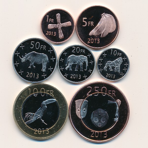 Катанга, Набор монет (2013 г.)