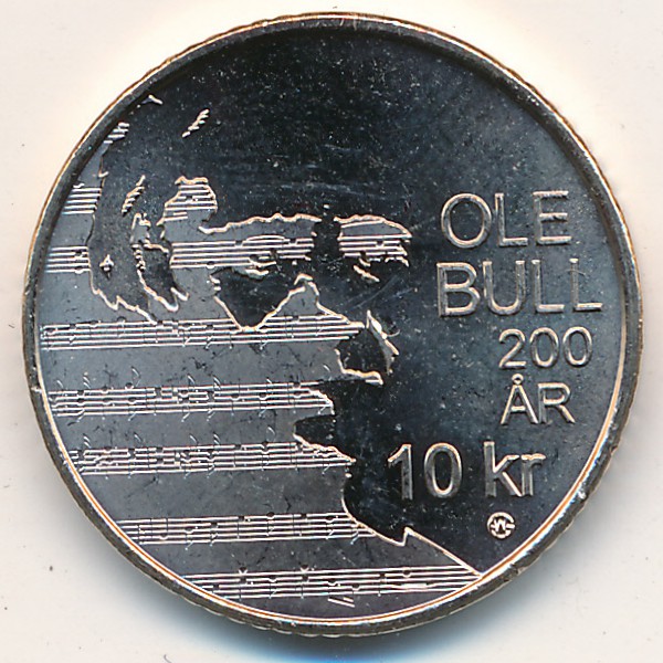 Норвегия, 10 крон (2010 г.)