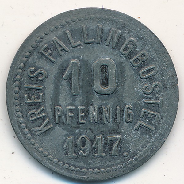 Фаллингбостель., 10 пфеннигов (1917 г.)