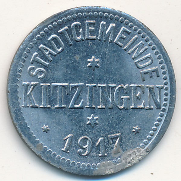 Китцинген., 10 пфеннигов (1917 г.)