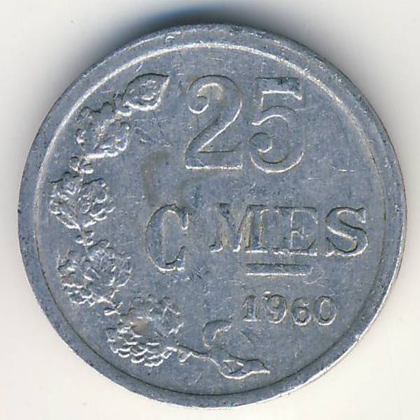 Люксембург, 25 сентим (1960 г.)