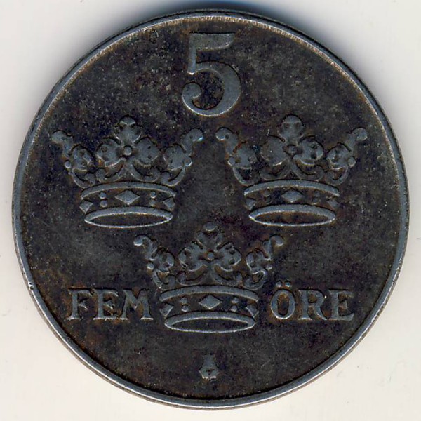 Швеция, 5 эре (1948 г.)