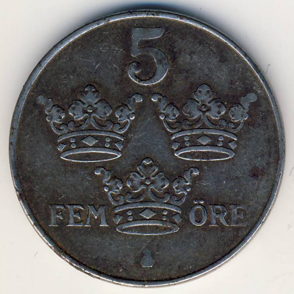 Швеция, 5 эре (1949 г.)