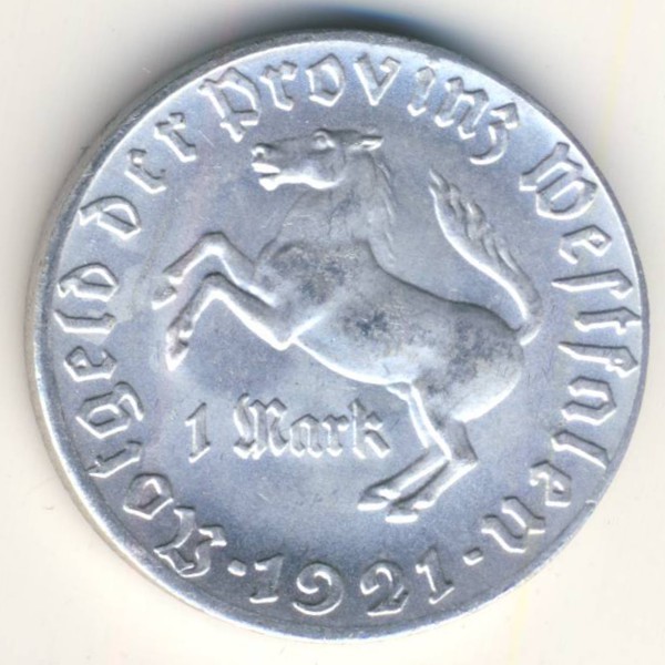 Вестфалия., 1 марка (1921 г.)