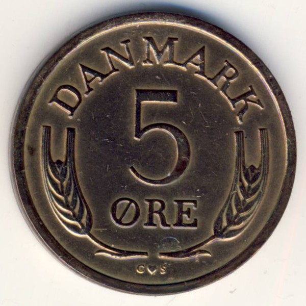 Дания, 5 эре (1970 г.)