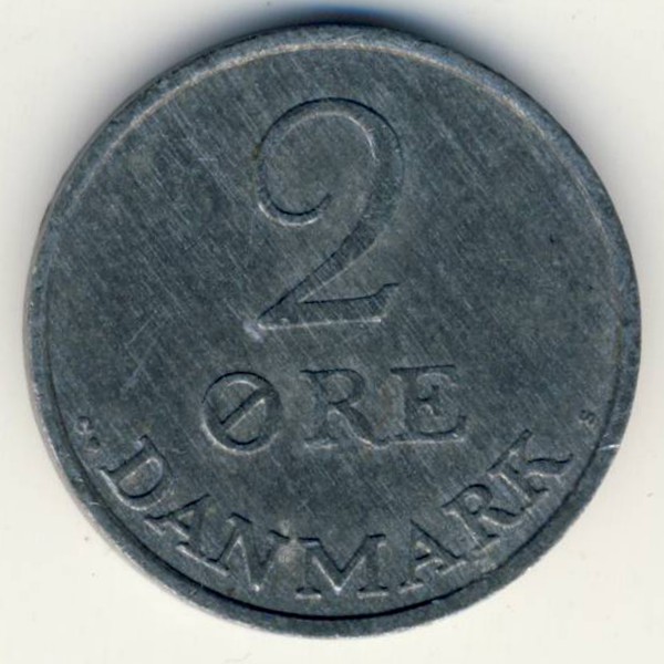 Дания, 2 эре (1960 г.)