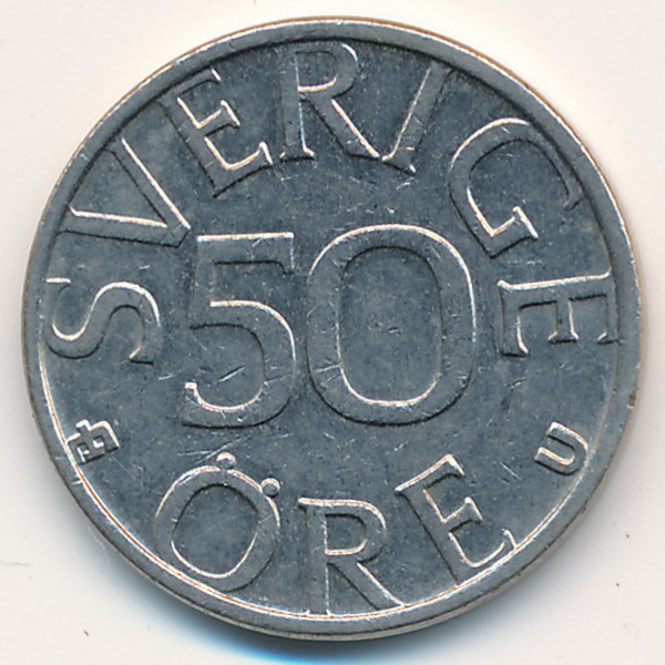 Швеция, 50 эре (1980 г.)