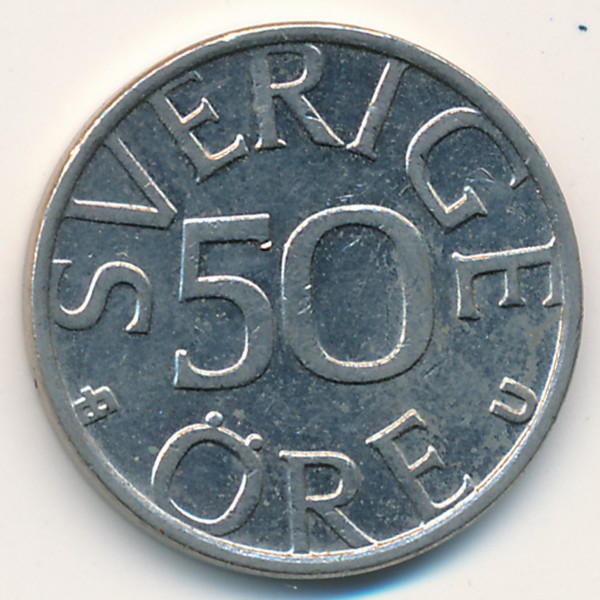 Швеция, 50 эре (1980 г.)