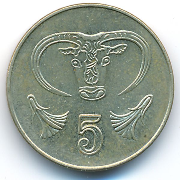 Кипр, 5 центов (2004 г.)