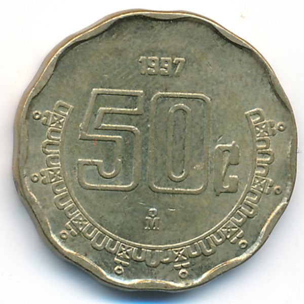 Мексика, 50 сентаво (1997 г.)