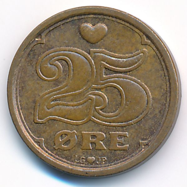 Дания, 25 эре (1990 г.)