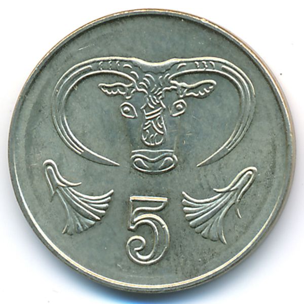 Кипр, 5 центов (2004 г.)