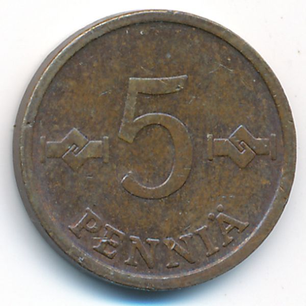 Финляндия, 5 пенни (1973 г.)