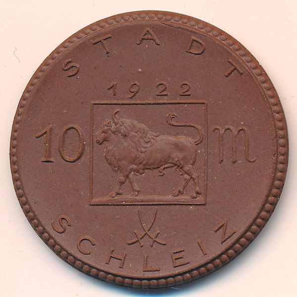 Шлейц., 10 марок (1922 г.)
