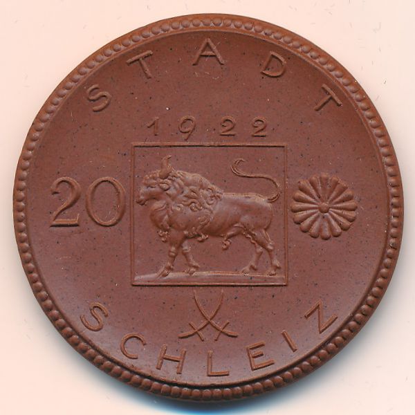 Шлейц., 20 марок (1922 г.)