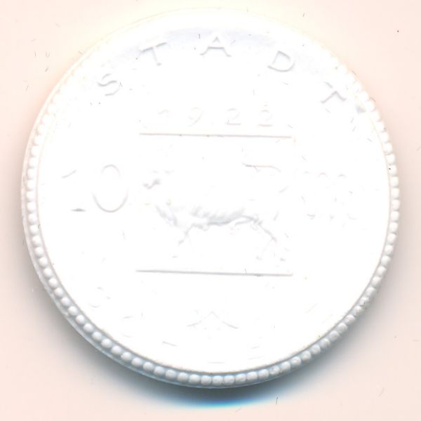 Шлейц., 10 марок (1922 г.)