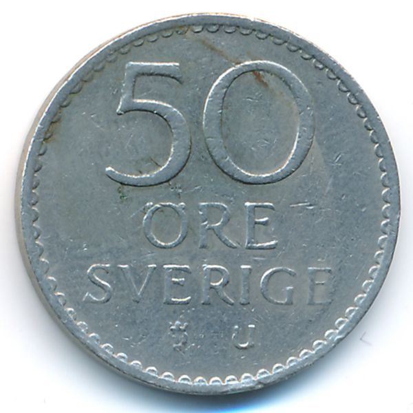 Швеция, 50 эре (1968 г.)