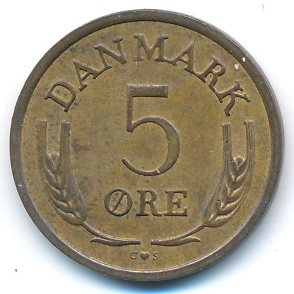 Дания, 5 эре (1969 г.)