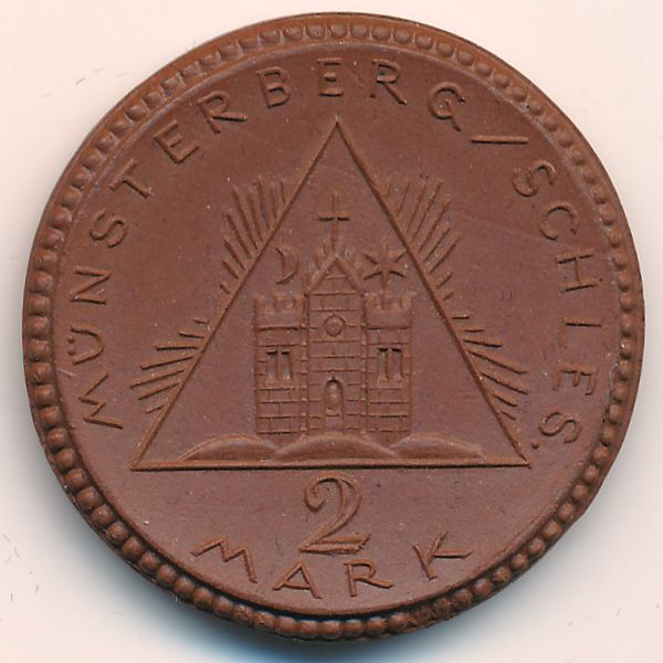 Мюнстерберг., 2 марка (1921 г.)