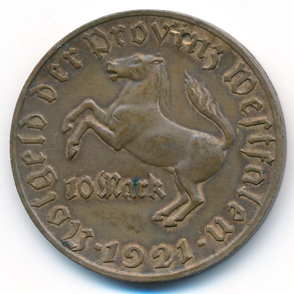 Вестфалия., 10 марок (1921 г.)