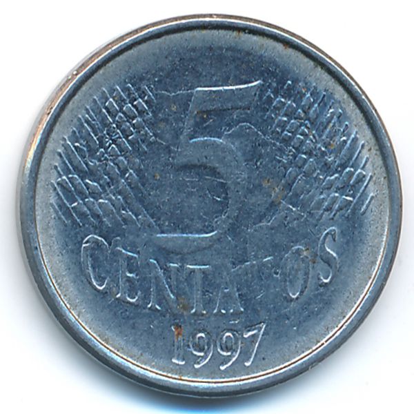 Бразилия, 5 сентаво (1997 г.)