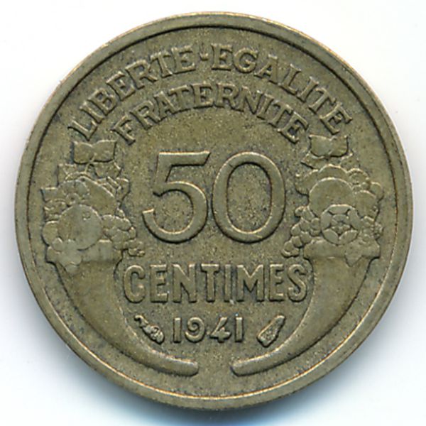 Франция, 50 сентим (1941 г.)