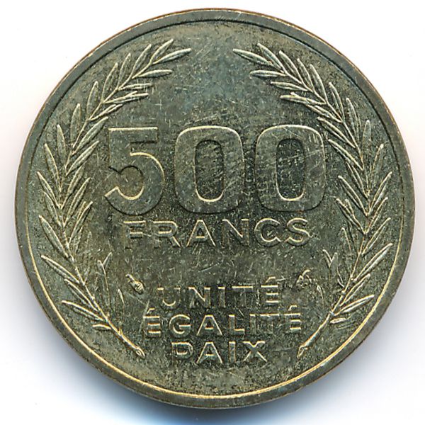 Джибути, 500 франков (1991 г.)