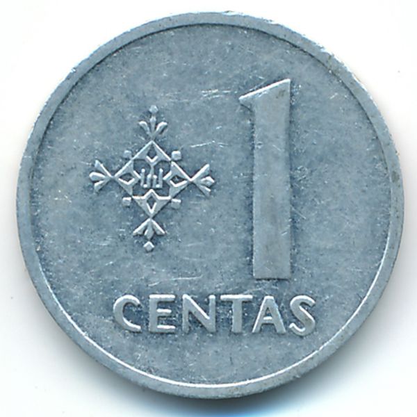 Литва, 1 цент (1991 г.)