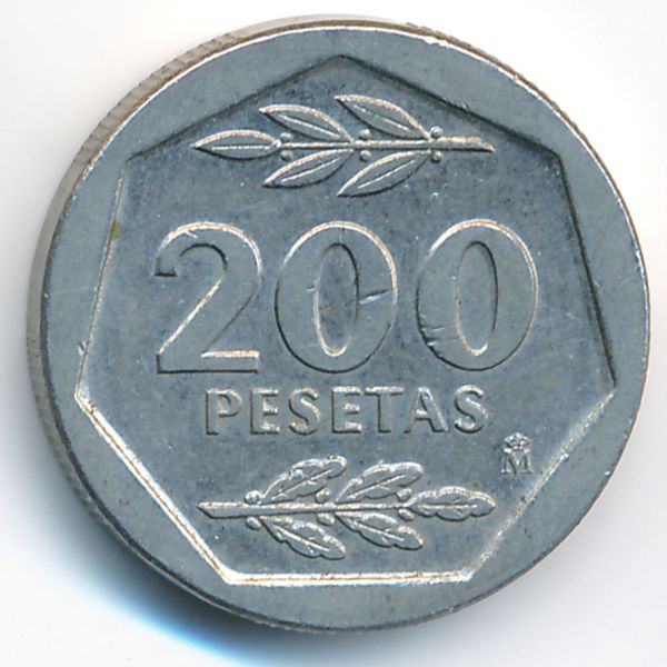 Испания, 200 песет (1987 г.)