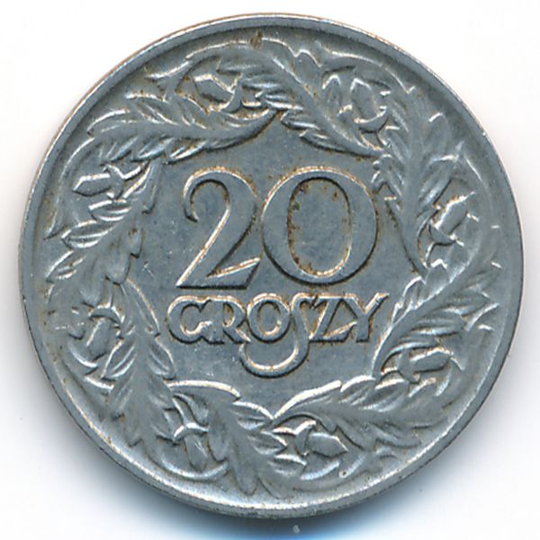 Польша, 20 грошей (1923 г.)