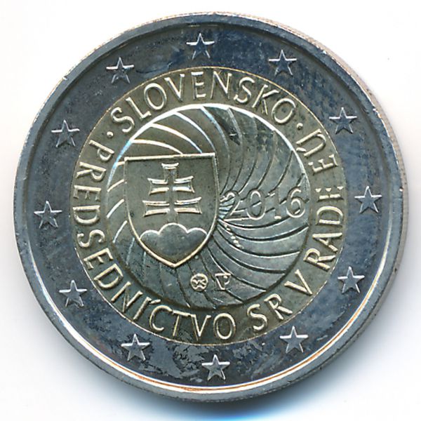 Словакия, 2 евро (2016 г.)