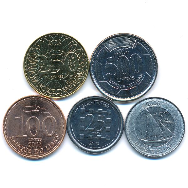 Ливан, Набор монет