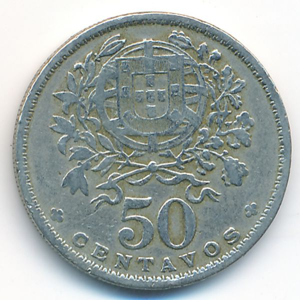 Португалия, 50 сентаво (1951 г.)