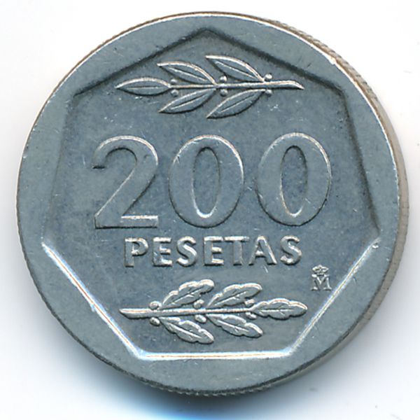 Испания, 200 песет (1986 г.)