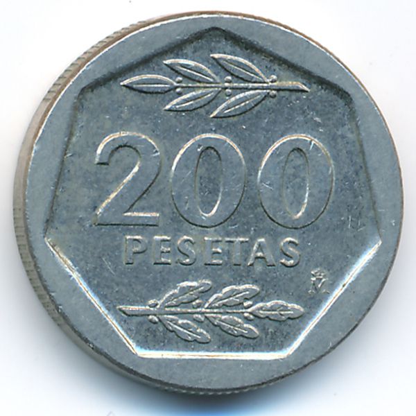 Испания, 200 песет (1987 г.)