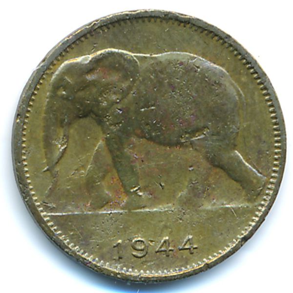 Бельгийское Конго, 1 франк (1944 г.)