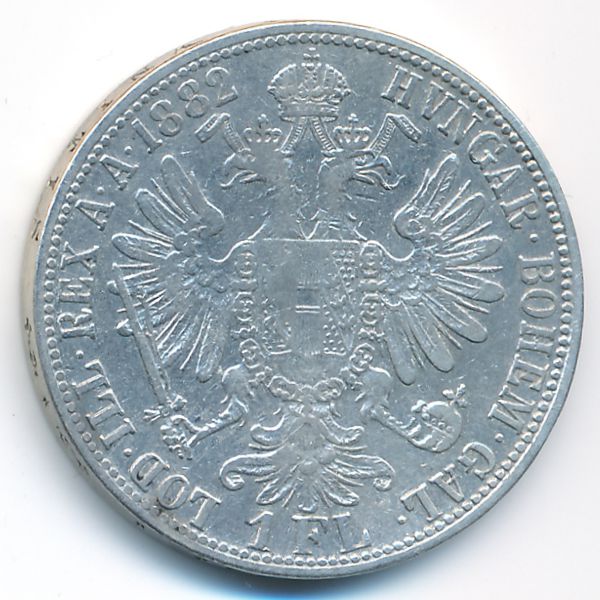 Австрия, 1 флорин (1882 г.)