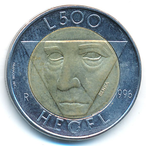 Сан-Марино, 500 лир (1996 г.)