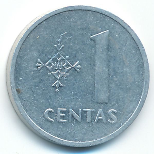 Литва, 1 цент (1991 г.)