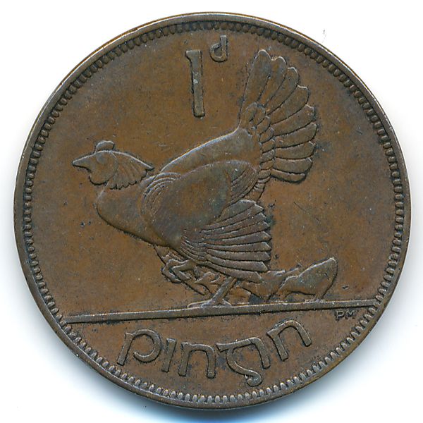 Ирландия, 1 пенни (1928 г.)