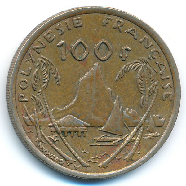 Французская Полинезия, 100 франков (2005 г.)