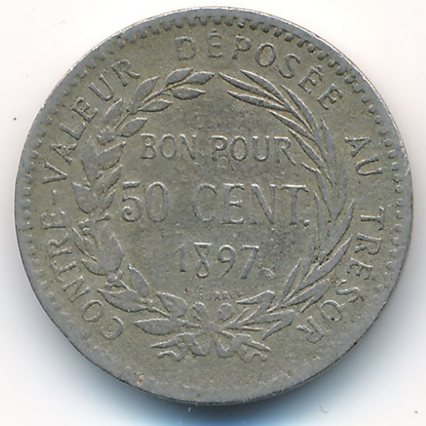 Мартиника, 50 сентим (1897 г.)