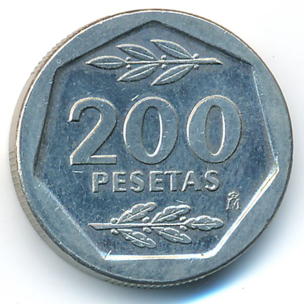 Испания, 200 песет (1987 г.)