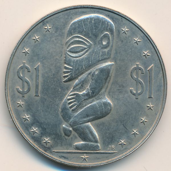 Острова Кука, 1 доллар (1972 г.)