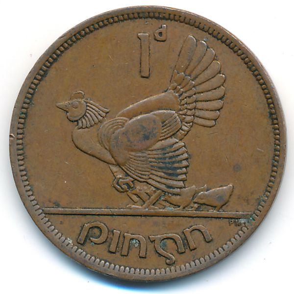 Ирландия, 1 пенни (1942 г.)
