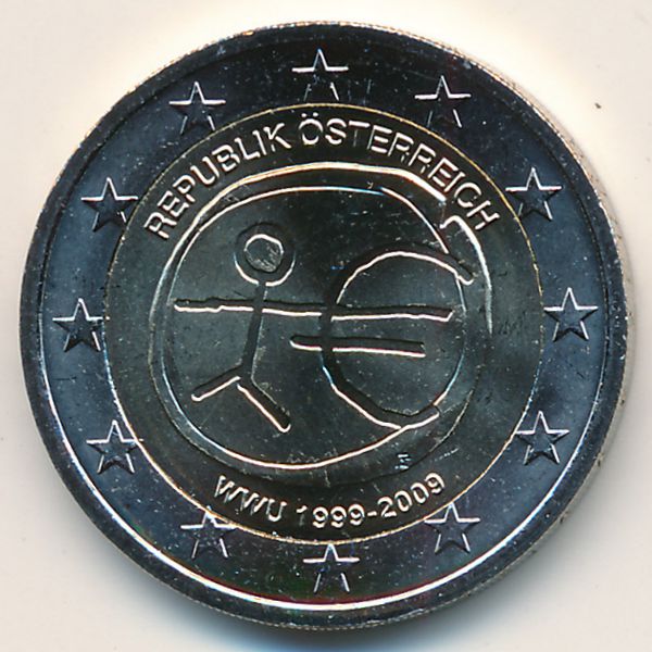 Австрия, 2 евро (2009 г.)